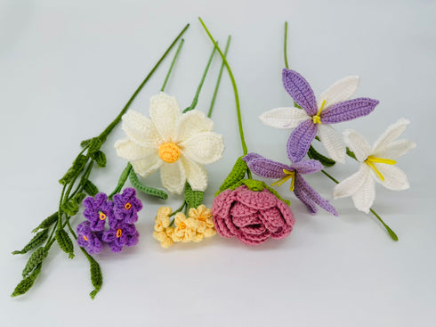 Crochet Flower Bouquet NO.6