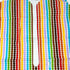 close up of rainbow child apron