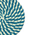 Rope Coasters Blue and White 4.3" Round