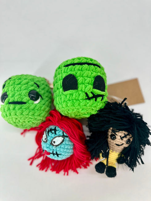 Crocheted Keychain Toys