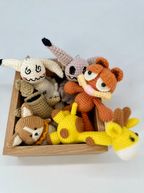 Crocheted Keychain Toys