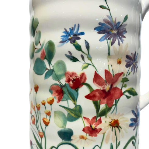 vase with decorative design white flower vase