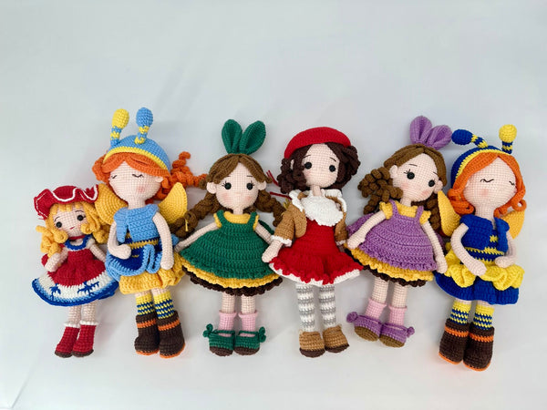 Made with love crocheted dolls