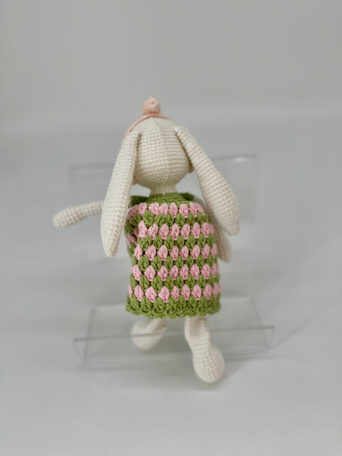 Handmade Crocheted Cute Bunny with long ears