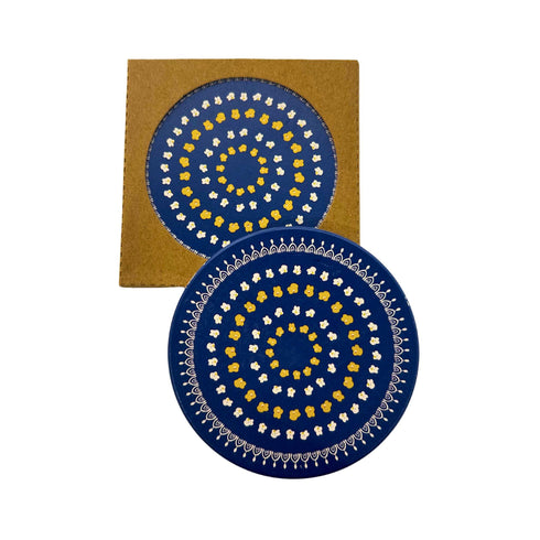 Multicolor Diatomaceous Water Coasters 3.94 Inches