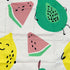 pear and watermelon apron close up