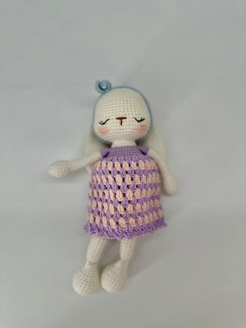 Handmade Crocheted Cute Bunny with long ears
