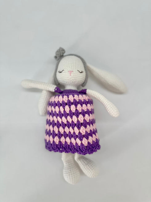 Handmade Crocheted Cute Bunny with long ears