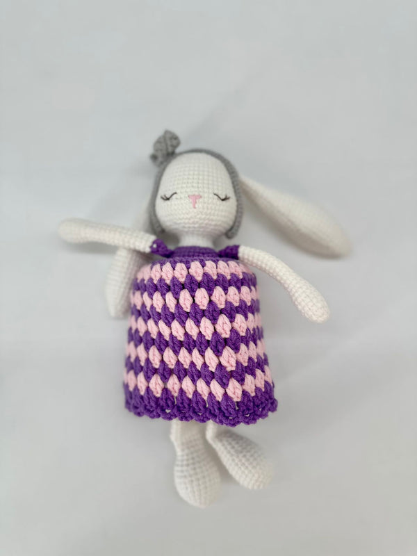 Handmade Crocheted Cute Bunny with long ears