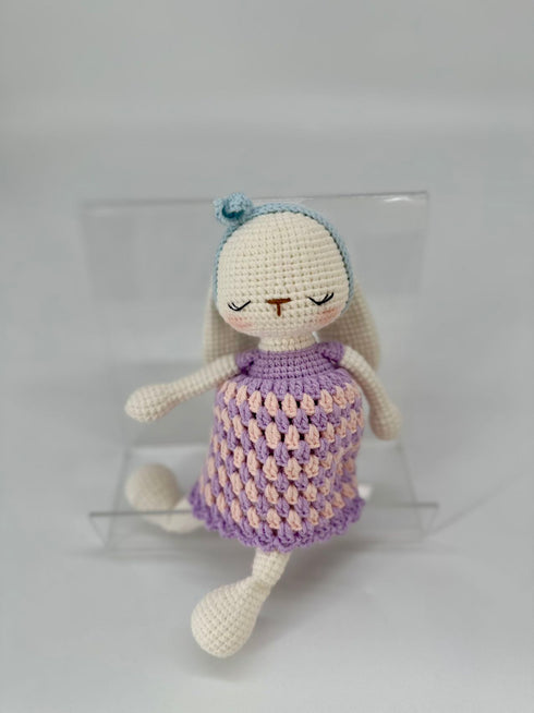 Handmade Crocheted Cute Bunny with long ears