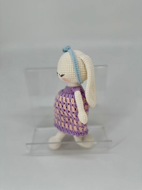 Handmade Crocheted Cute Bunny with long ears