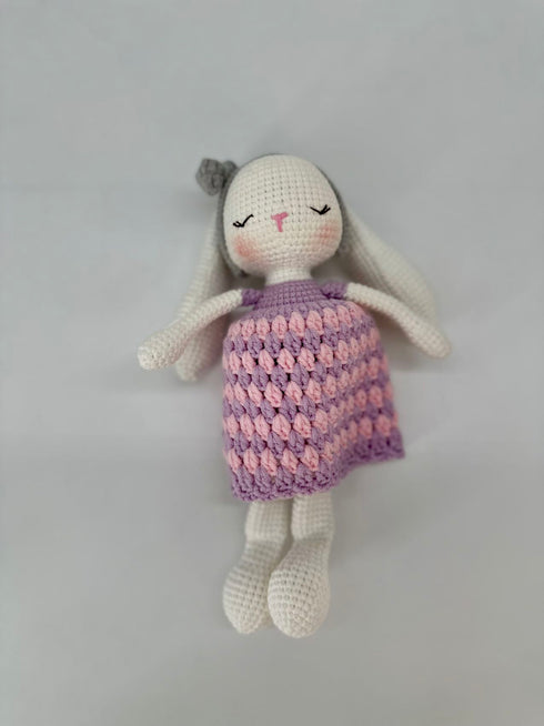 Handmade Crocheted Cute Bunny with long ears