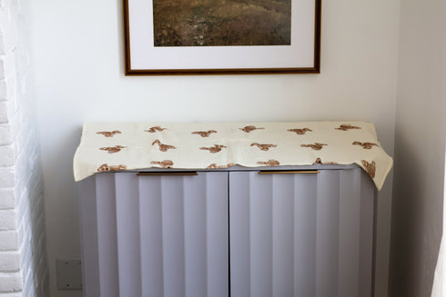 Teddy bear Print Swaddle Baby Blanket | 39" x 39"