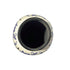 top view of our square flower vase with decorative blue flowers on it