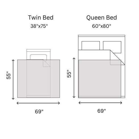 Woolen Plaid Throws 55" X 69"