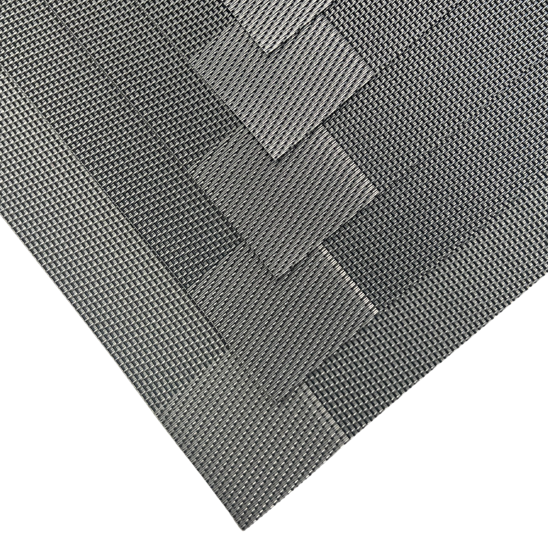 Metallic Grey Table Mats (Set of 6) - Boucle Home
